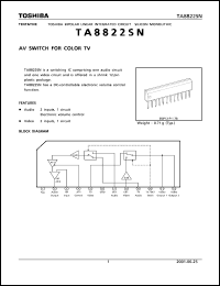 Click here to download TA8822SN Datasheet