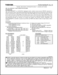 Click here to download TC55V16256J-12 Datasheet