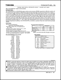 Click here to download TC554161FTI-10L Datasheet