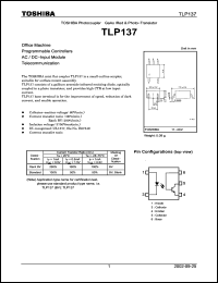 Click here to download TLP137 Datasheet