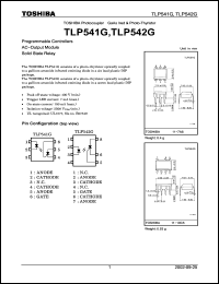 Click here to download TLP542G Datasheet