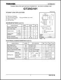 Click here to download GT25G101 Datasheet