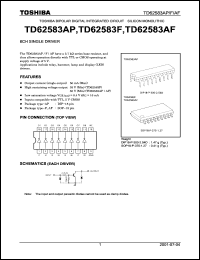 Click here to download TD62583 Datasheet