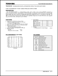 Click here to download TC51WKM516AXBN75 Datasheet