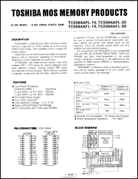 Click here to download TC5564AFL-20 Datasheet