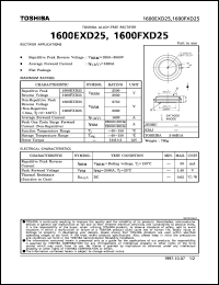 Click here to download 1600EXD25 Datasheet