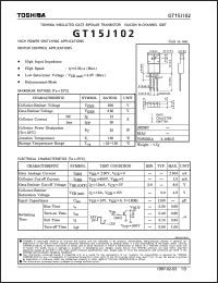 Click here to download GT15J102 Datasheet