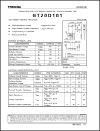 Click here to download GT20D101 Datasheet