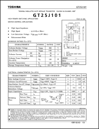 Click here to download GT25J101 Datasheet