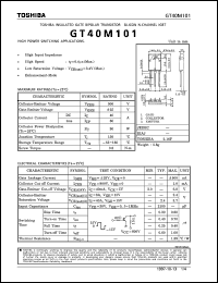 Click here to download GT40M101 Datasheet