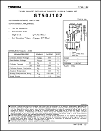 Click here to download GT50J102 Datasheet
