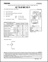 Click here to download GT60M301 Datasheet