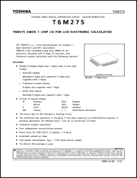 Click here to download T6M27 Datasheet