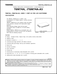 Click here to download T6M74 Datasheet