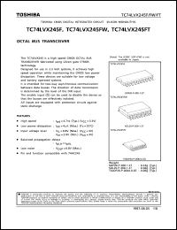 Click here to download TC74LVX245F Datasheet