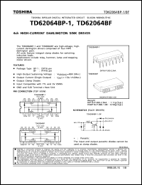Click here to download TD62064BP-1 Datasheet