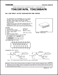 Click here to download TD62387AFN Datasheet