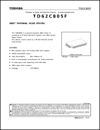 Click here to download TD62C805F Datasheet