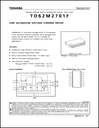 Click here to download TD62M2701 Datasheet