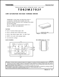 Click here to download TD62M2702F Datasheet