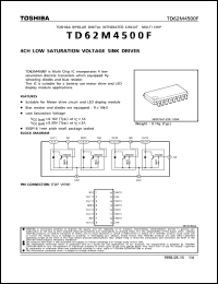 Click here to download TD62M4500F Datasheet