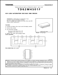 Click here to download TD62M4501F Datasheet