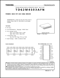 Click here to download TD62M4503AFN Datasheet