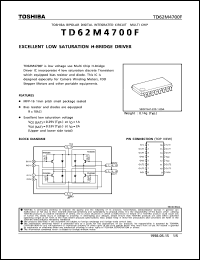 Click here to download TD62M4700 Datasheet