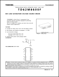 Click here to download TD62M8600F Datasheet