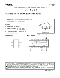 Click here to download TD7103F Datasheet