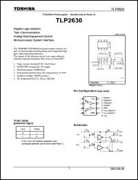 Click here to download TLP2630 Datasheet