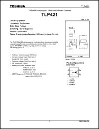 Click here to download TLP421 Datasheet
