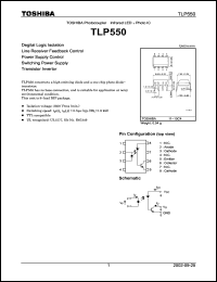 Click here to download TLP550 Datasheet