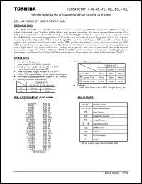 Click here to download TC554161AFTI-10L Datasheet