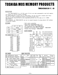 Click here to download TMM24256BF-17 Datasheet