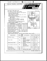 Click here to download TA7222 Datasheet