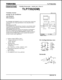 Click here to download TLP759 Datasheet
