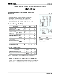 Click here to download 2SK3662 Datasheet