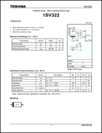 Click here to download 1SV322 Datasheet