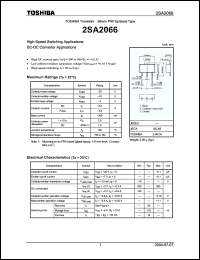 Click here to download 2SA2066 Datasheet