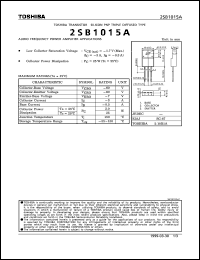 Click here to download 2SB1015 Datasheet