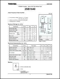 Click here to download 2SB1640 Datasheet