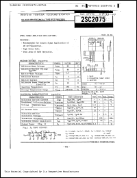 Click here to download 2SC2075 Datasheet