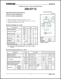 Click here to download 2SC5712 Datasheet