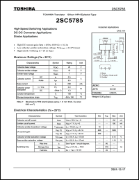 Click here to download 2SC5785 Datasheet