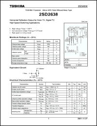 Click here to download 2SD2638 Datasheet