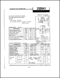 Click here to download 2SD641 Datasheet