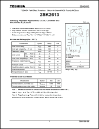 Click here to download 2SK2613 Datasheet