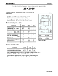 Click here to download 2SK3085 Datasheet
