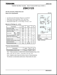 Click here to download 2SK3125 Datasheet